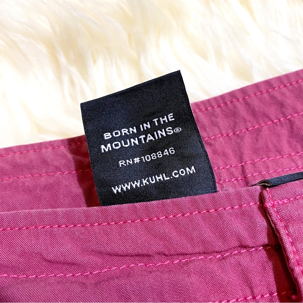 Kuhl Free Range Shorts 6 1/2" in Burgundy - Picture 8 of 12
